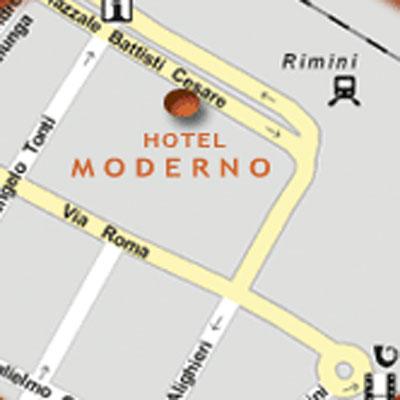 Hotel Moderno Rimini Extérieur photo